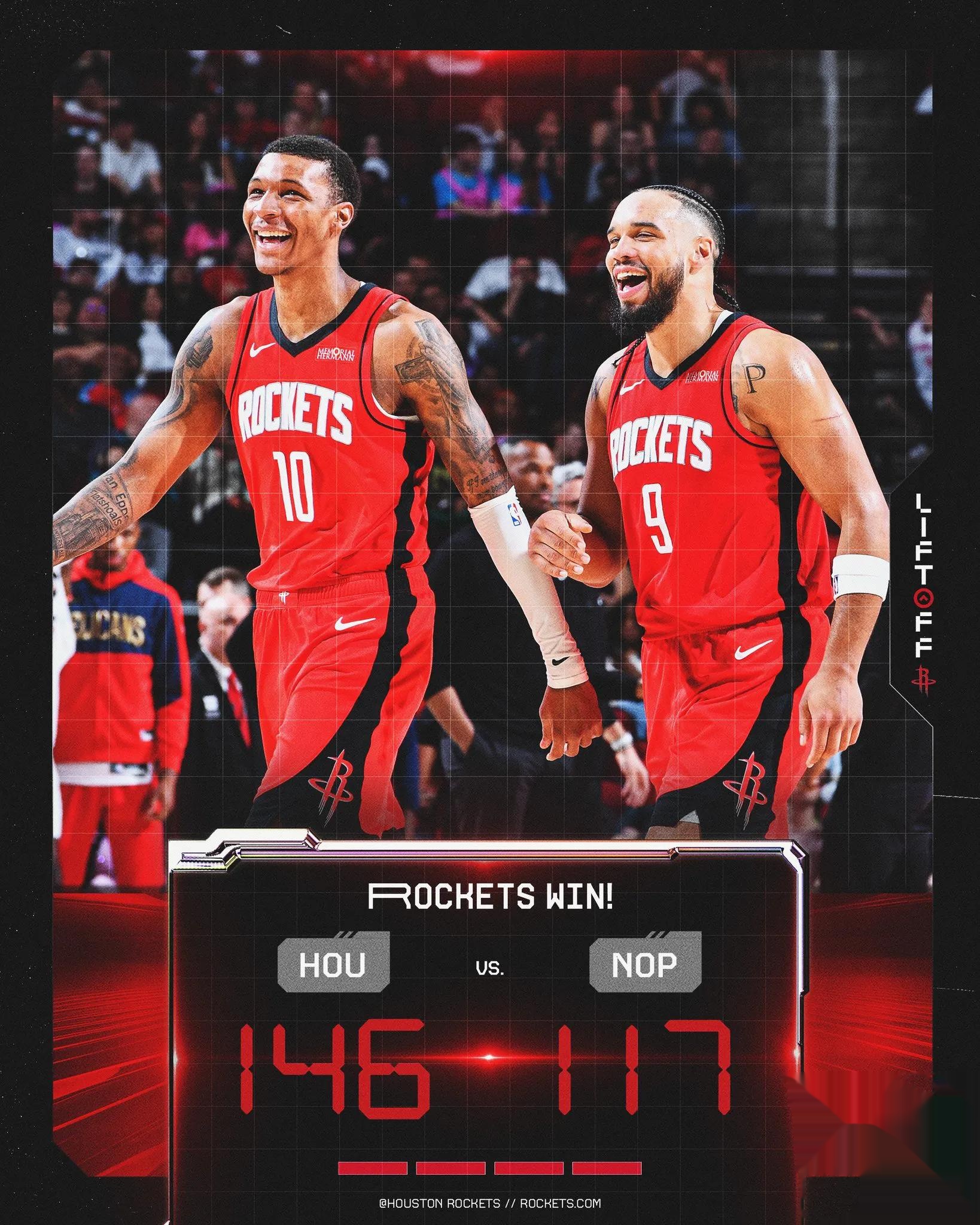 关于火箭队马不停蹄，踏上胜利之路的信息